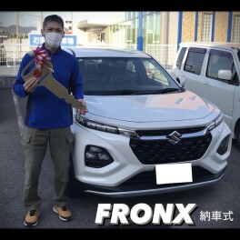 フロンクスを納車しました！